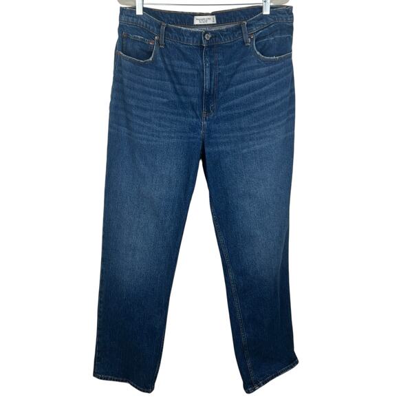 Abercrombie & Fitch 90s Straight Ultra High Rise Jeans 16/33 - Picture 1 of 6